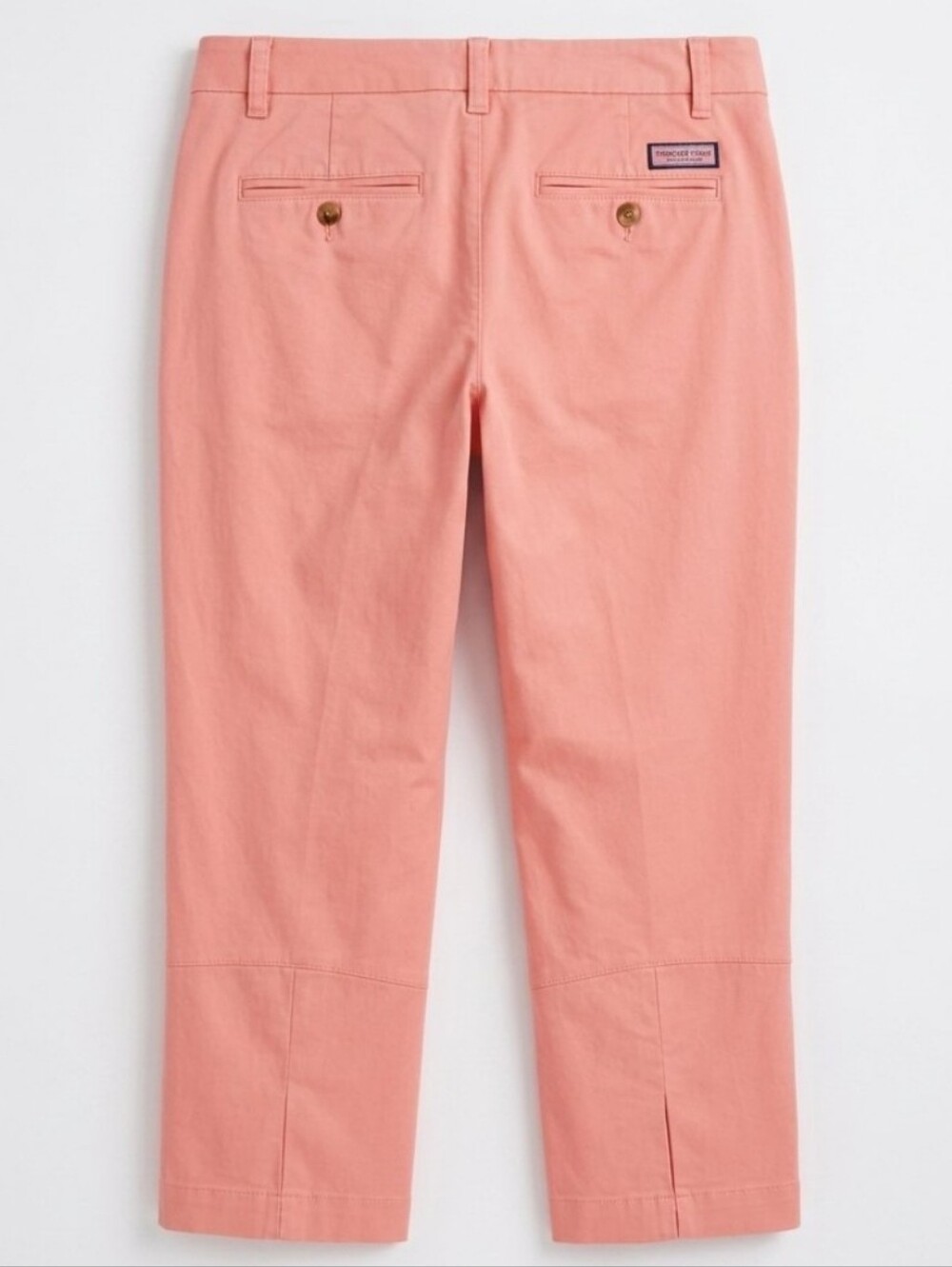 Vineyard Vines Peach Cropped Straight-Leg Capri  Pants  Sz 8